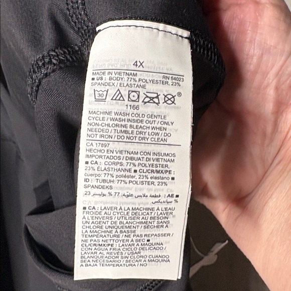 Old Navy Active Powersoft High Rise Leggings 7/8 Length Black Size 4X NWT! - Picture 11 of 16